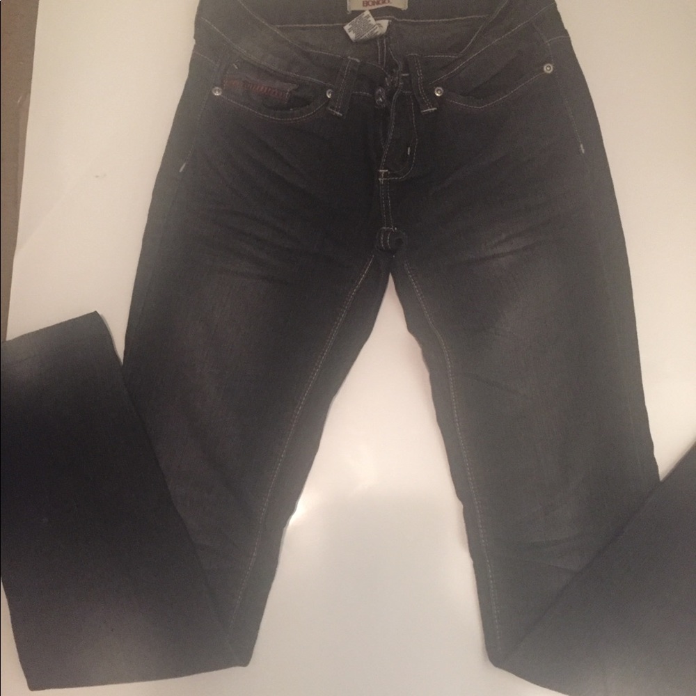 Bongo distressed black jeggings